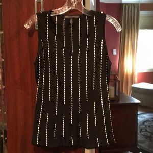 NWOT WHBM Knit Sleeveless Top.  Never worn. New condition.